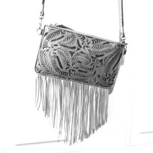✨ FREE PEOPLE Tooled Leather Fringe Wallet